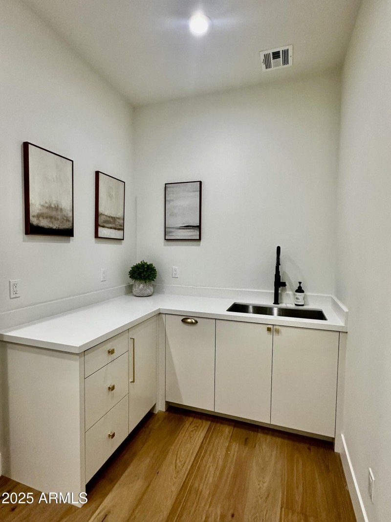 Ample folding space in Laundry room