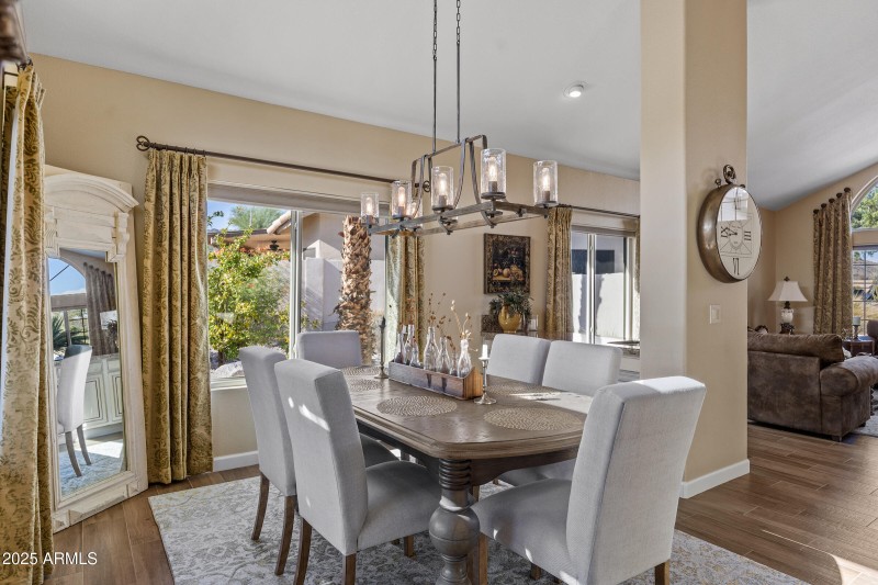 Formal dining area