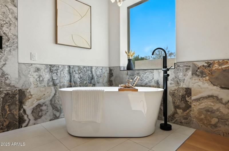 Your on free-standing tub