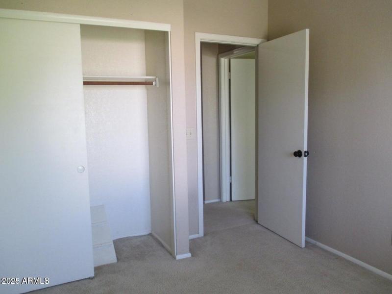 Bedroom plus closet