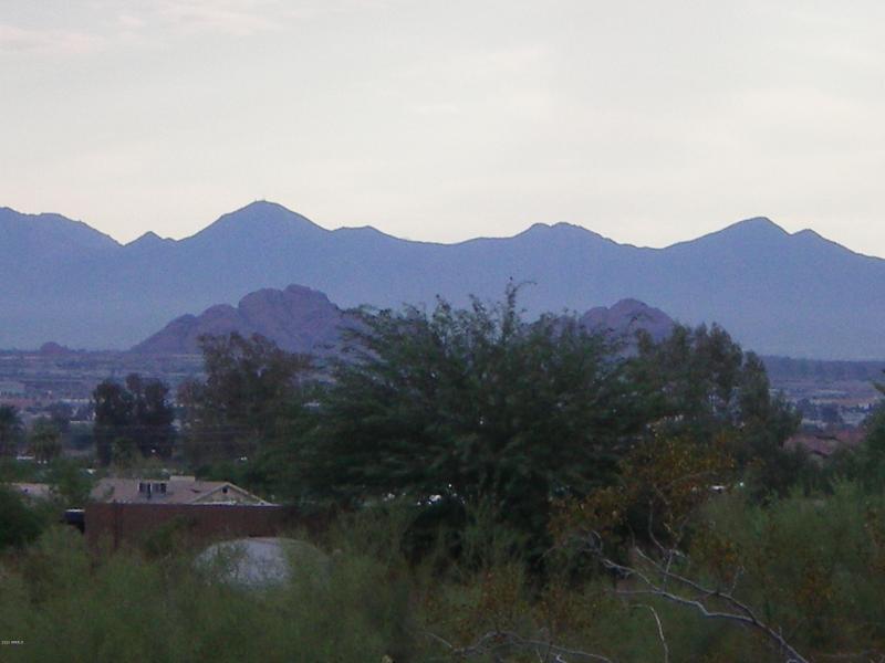 View NE to Papago Park and McDowell Mts