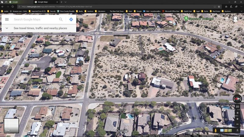 Aerial view from west