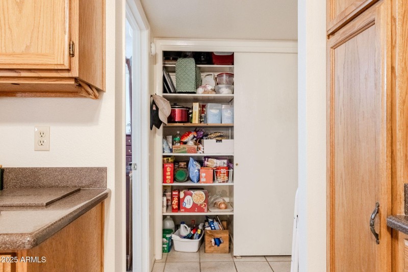 Pantry off Kitchen