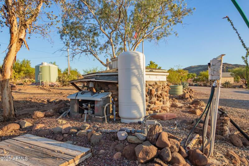 Pump house & storage tank
