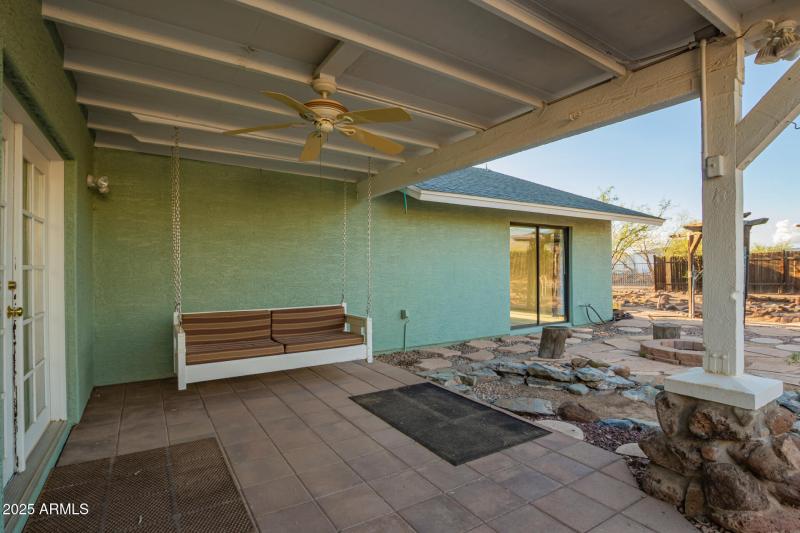 Patio off dining room