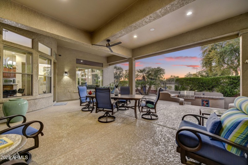 Expansive Covered Patio