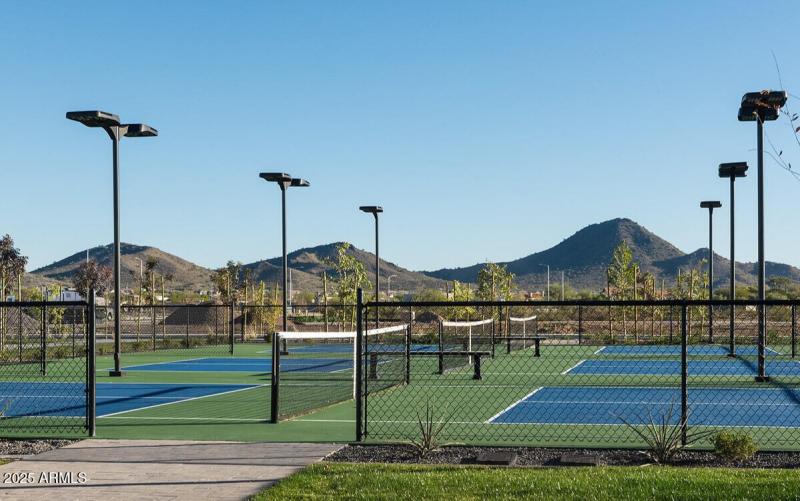 Pickleball court