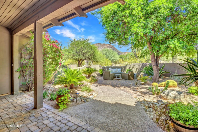 Courtyard entry