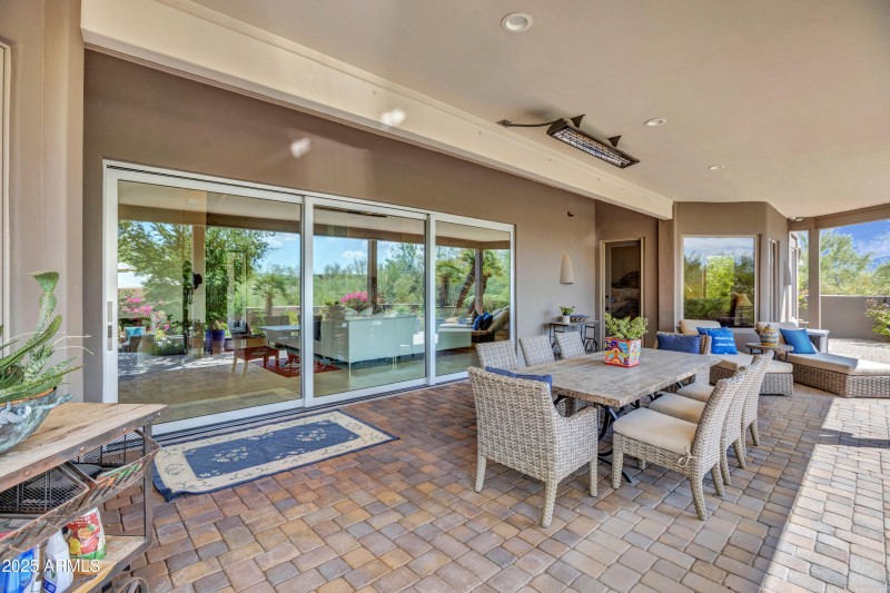 Covered patio