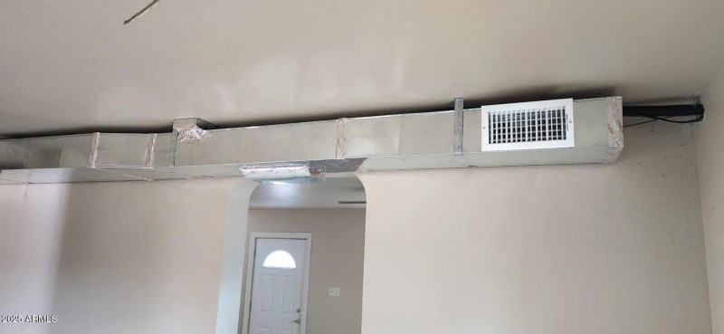 Ductwork to Kitchen & Lvg Rm