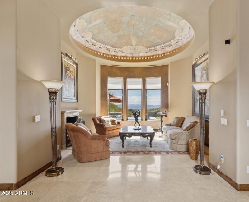 Living Room Ceiling Artwork