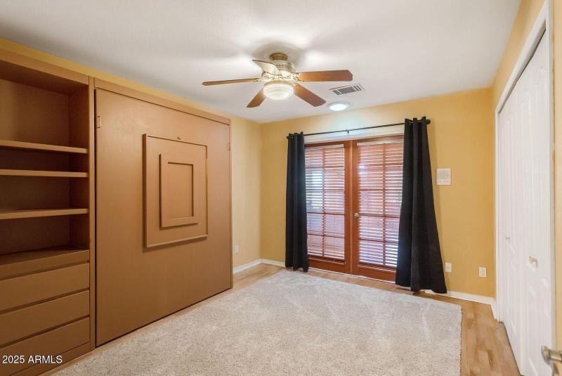 Bedroom and Murphy bed