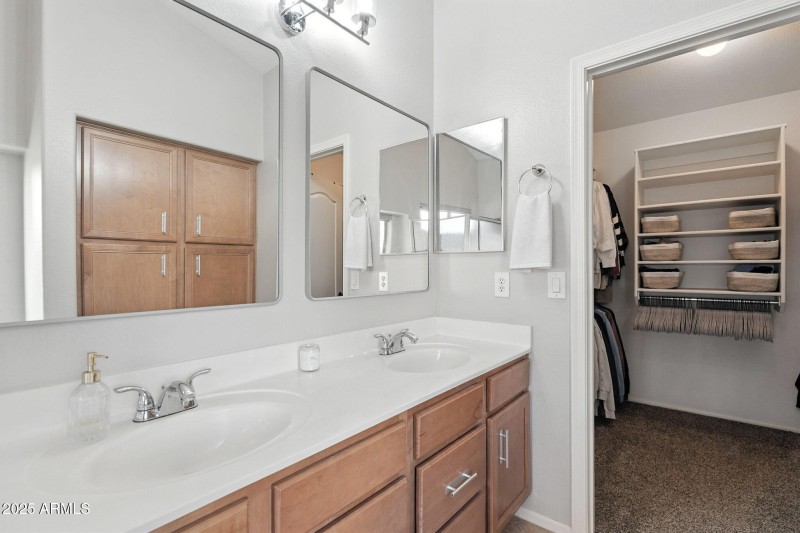 Primary Bathroom with Walk in Closet
