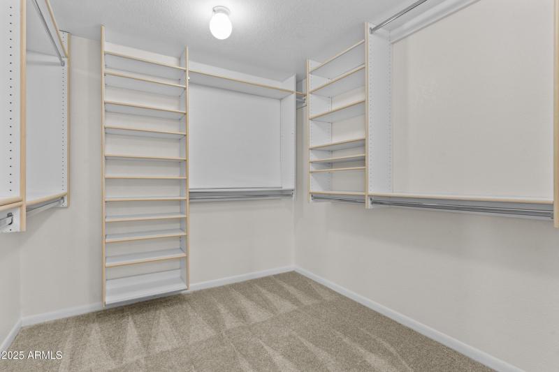 Primary Spacious Closet