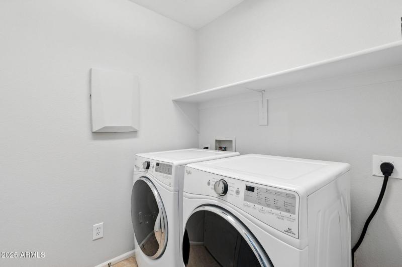 Laundry Room with Shelf