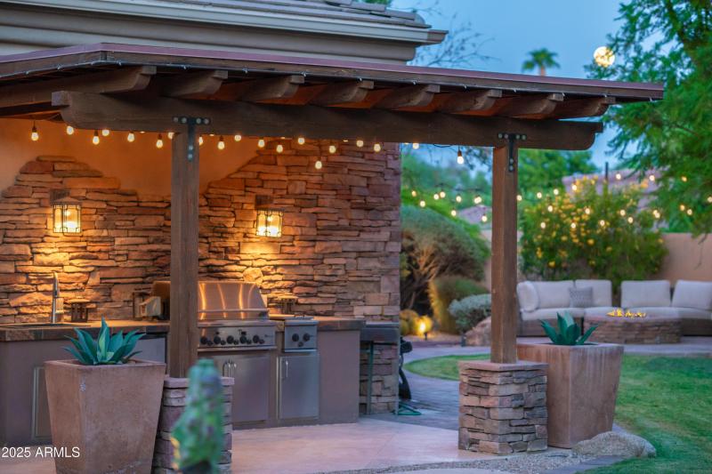 Built-In-BBQ at Twilight