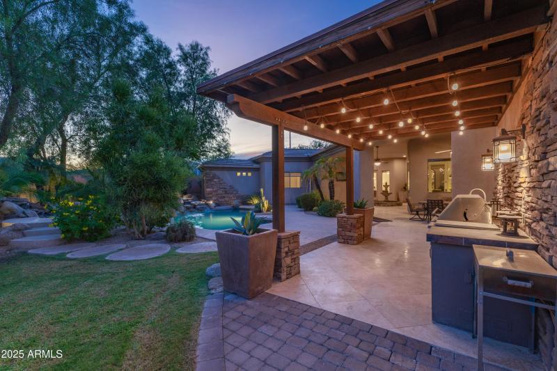 Backyard at Twilight