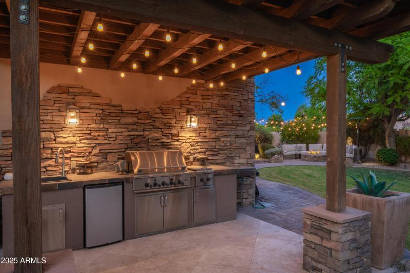Built-In-BBQ at Twilight