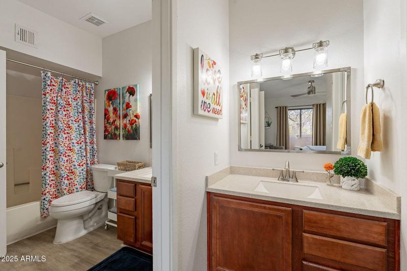 BATHROOM + VANITY VIEW