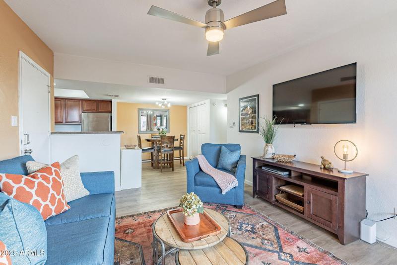 FULLY FURNISHED CONDO - MAIN LIVING