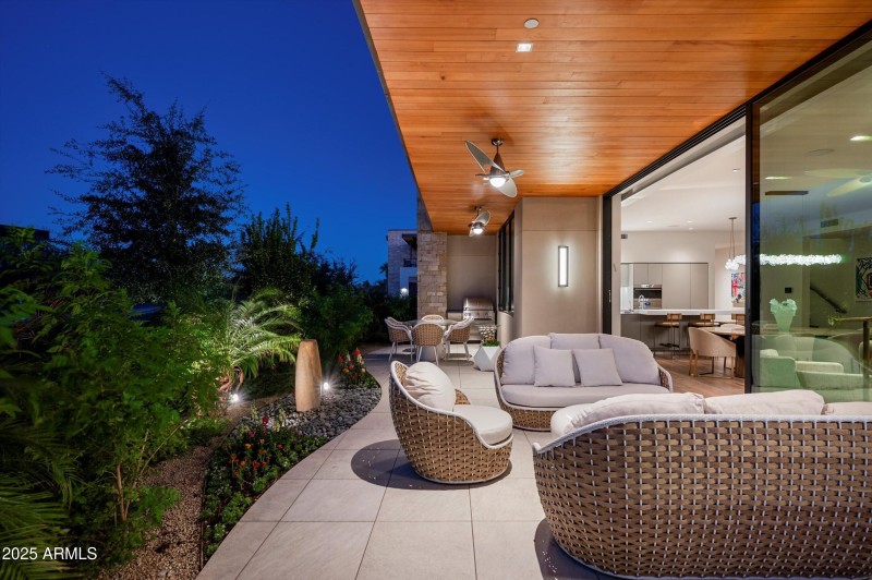 053_Covered Patio Twilight