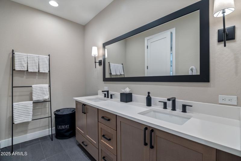 Upstairs bath vanity