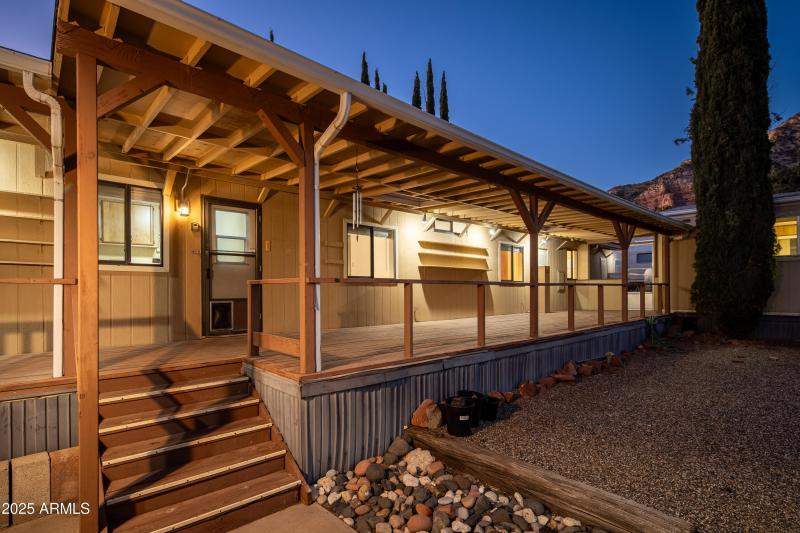 Evening Back Deck - View 2