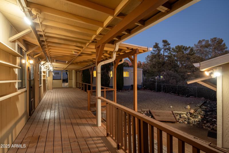 Evening Back Deck - View 1