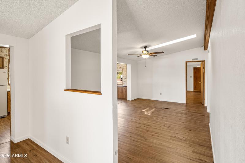 View from Sitting Room into Dining Room