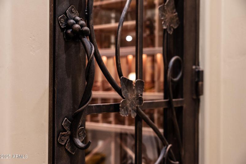 Climate controlled wine room