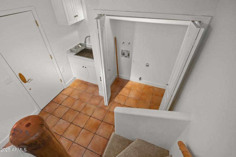 Descending Stairs to Lower Level