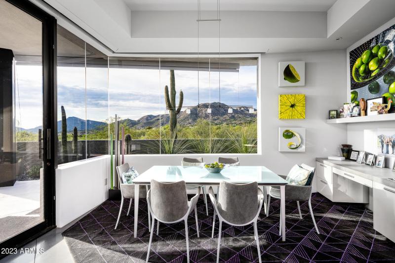 Eat in kitchen area with views