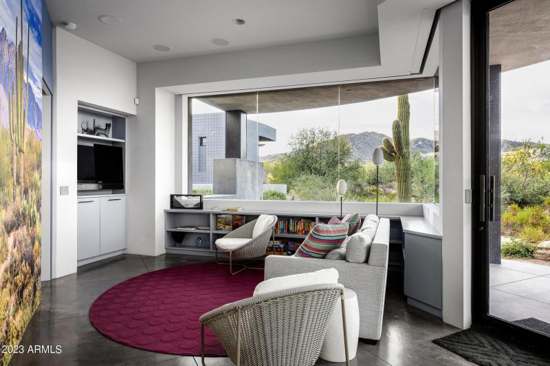 Sitting area in guest house