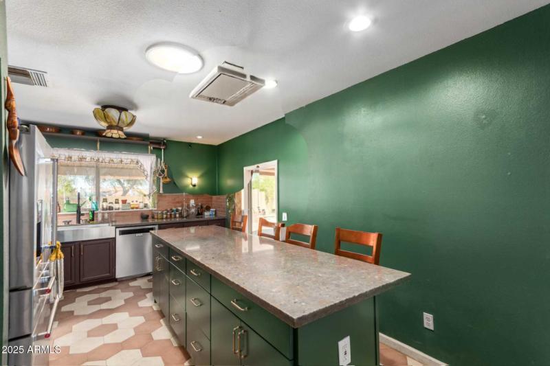 Kitchen Virtually Staged