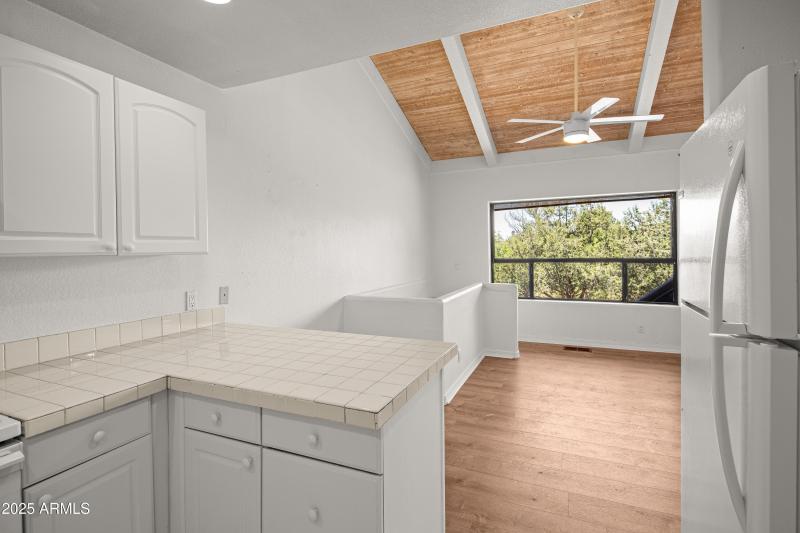 View from Kitchen into Dining Space