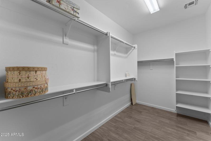 Large walk in closet