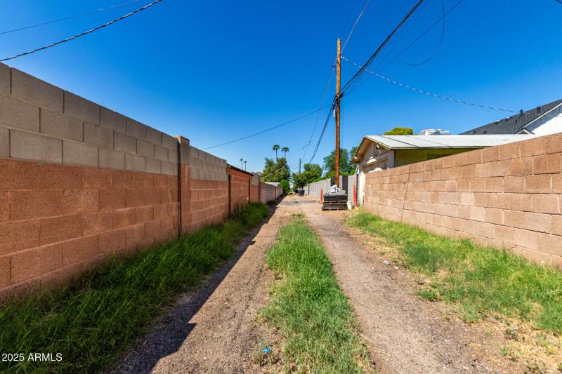 Alley to Garage/Shop