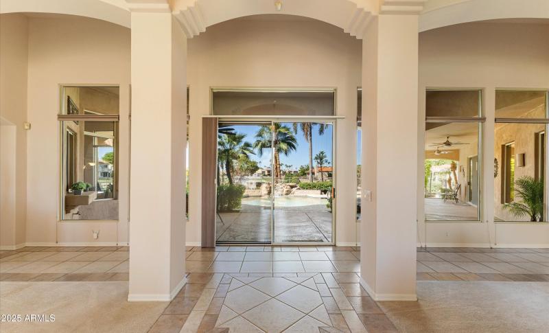 The views start at the front door