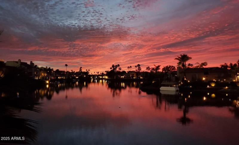 Spectacular sunset views