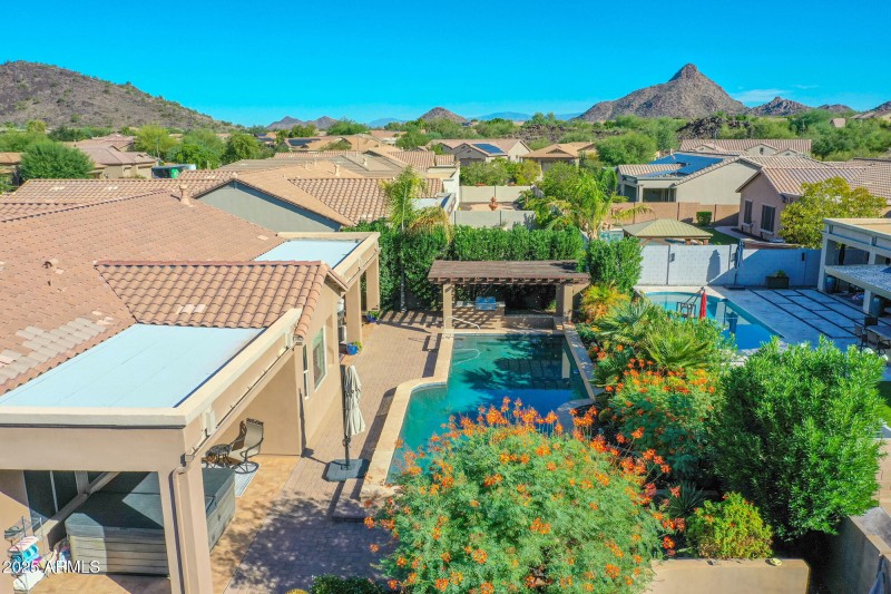 backyard - mountain views