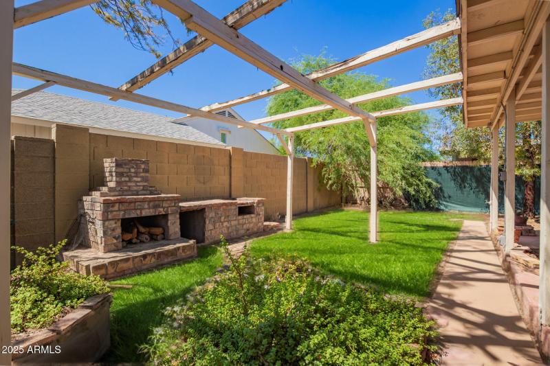 Backyard Virtually Staged