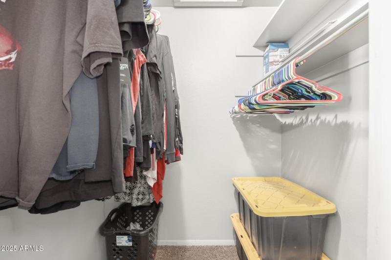 Primary walk in closet