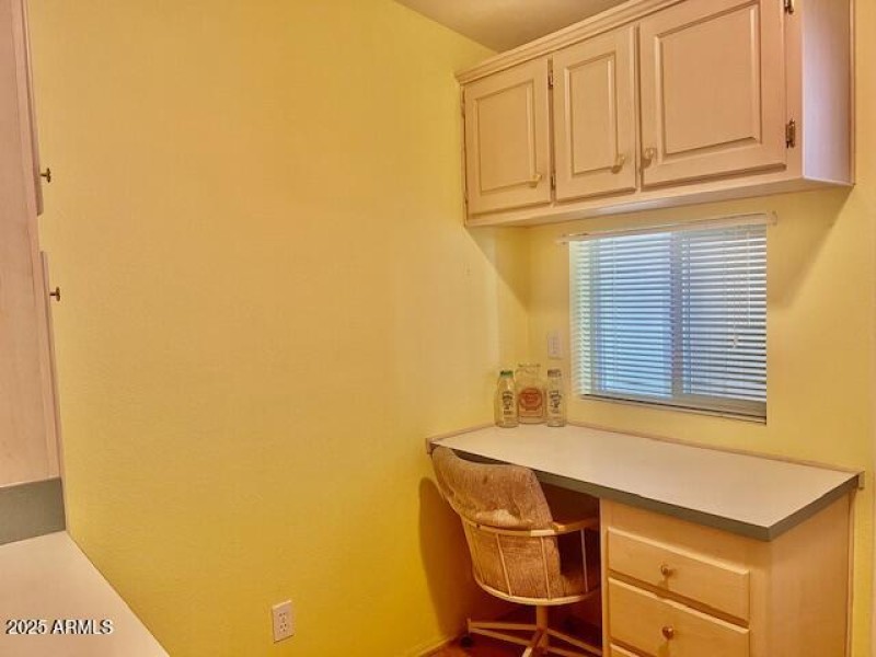 Desk in Laundry Room