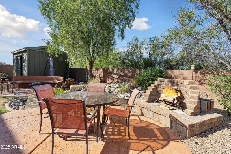 Back Patio Sitting Area