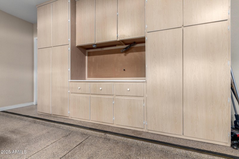 Garage built in cabinets