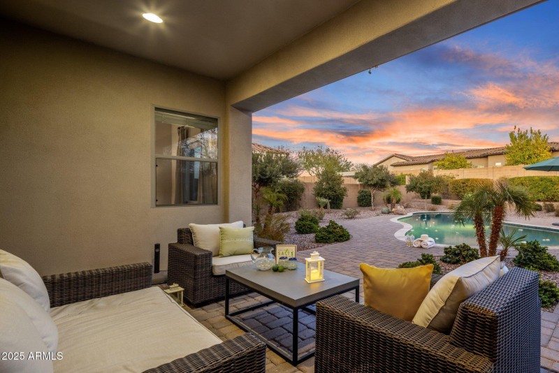 Covered Patio Dusk