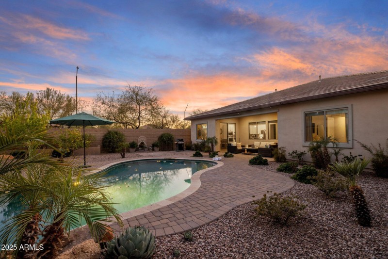 Backyard Dusk