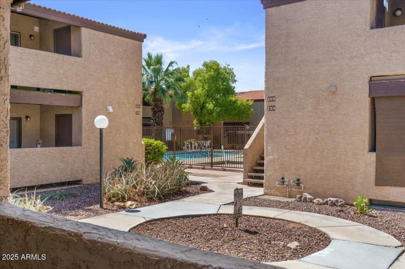 24-Back patio and pool