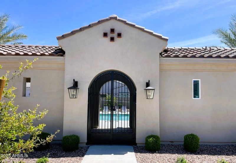pool entrance