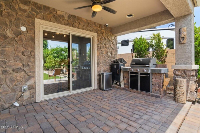 39-Back patio and BBQ